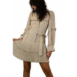 NEW MULLA eloise mini dress in beige